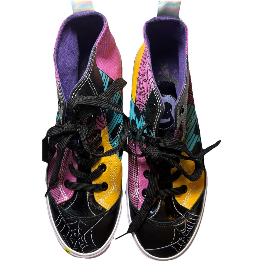 Nightmare Before Christmas Patchwork Sneakers‎ Ground Up High Tops Men's Size
